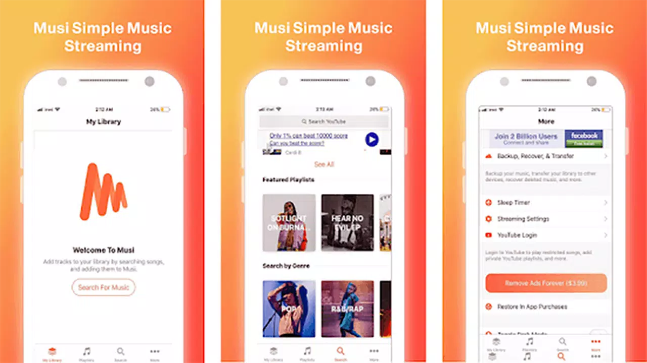 Musi : Simple Music Streaming Advice Screenshot3