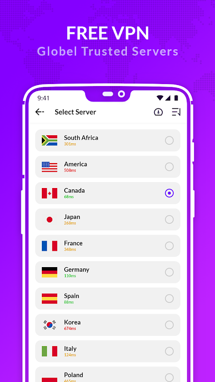 Fast Turbo VPN - Secure VPN Screenshot3