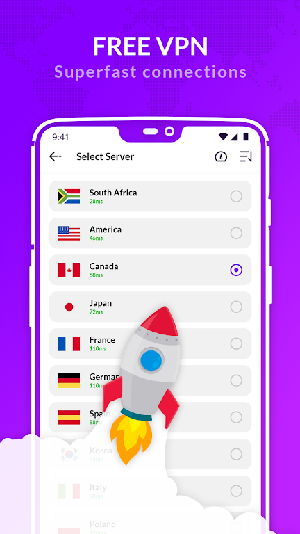 Fast Turbo VPN - Secure VPN Screenshot4