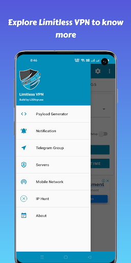 Limitless VPN - SSH/SSL Tunnel Screenshot3