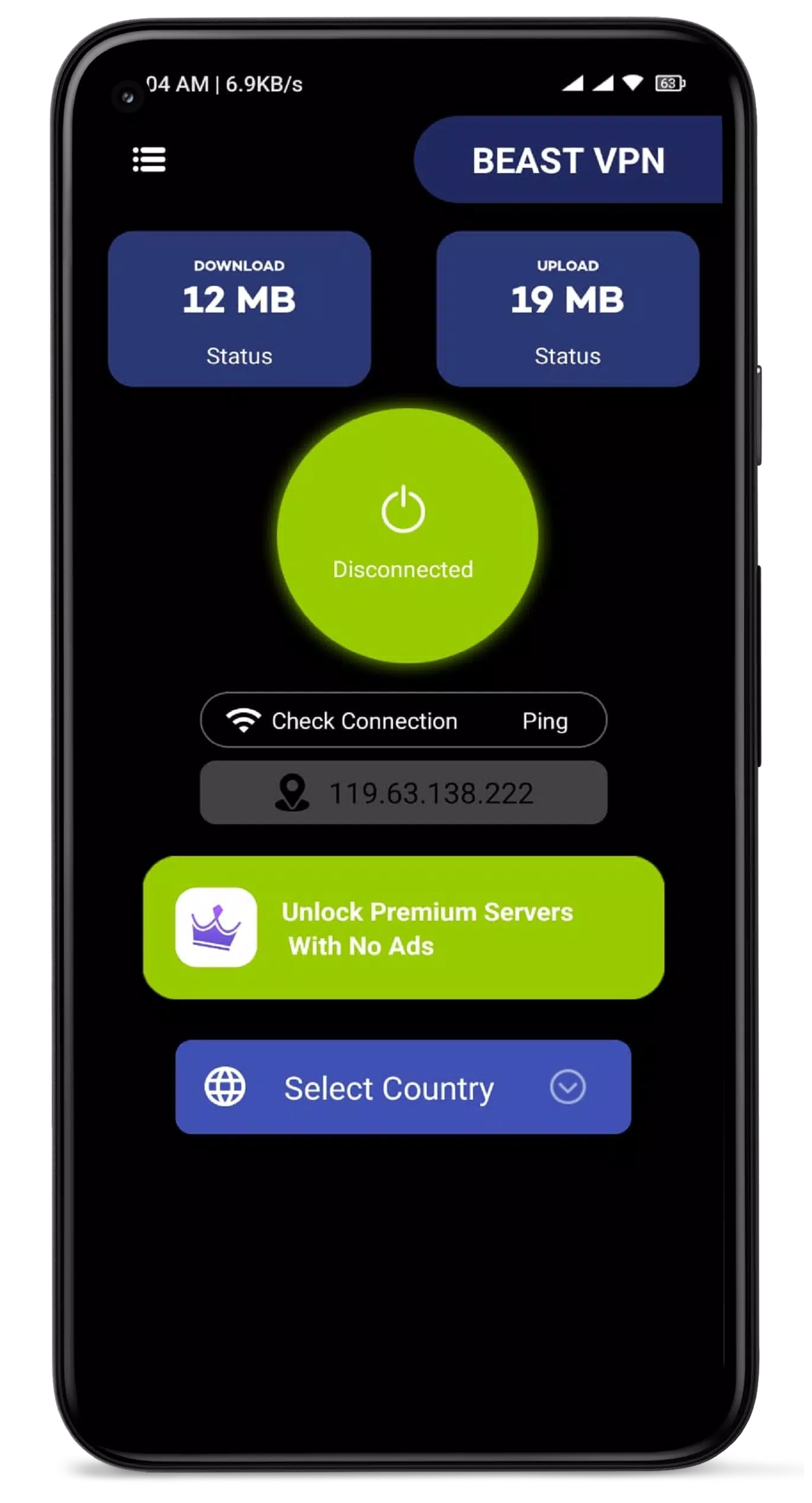 BEAST VPN - Secure & Earn Screenshot2