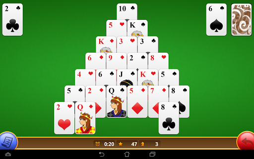 Classic Pyramid Solitaire Free Screenshot3