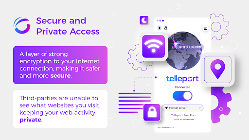 Telleport - VPN Secure Network Screenshot3