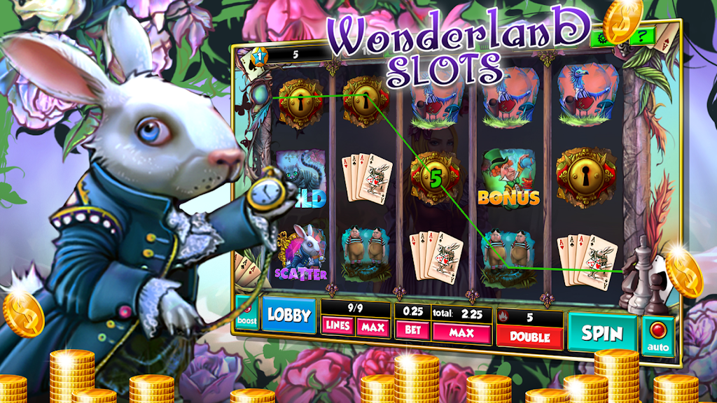 Wonderland Slot Machine - HD Screenshot2