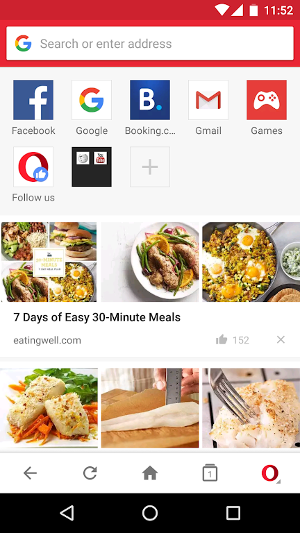 Opera Mini mobile web browser Screenshot2