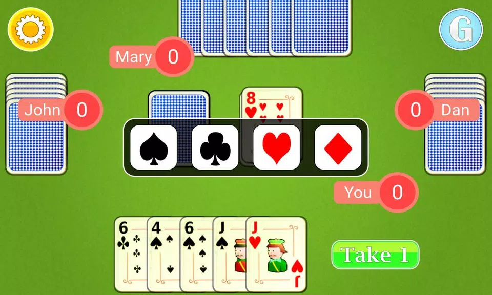 Crazy Eights Mobile Screenshot2