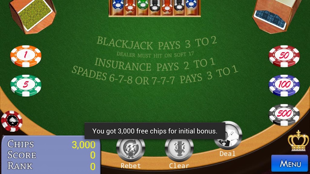 Spanish BlackJack Screenshot1