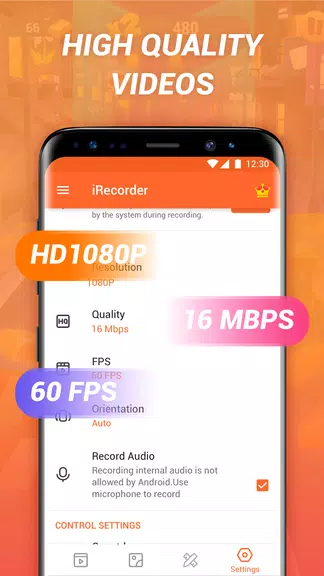 HD Screen Recorder & Video Recorder - iRecorder Screenshot1