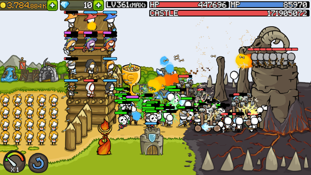 Grow Castle - Tower Defense Mod Screenshot1