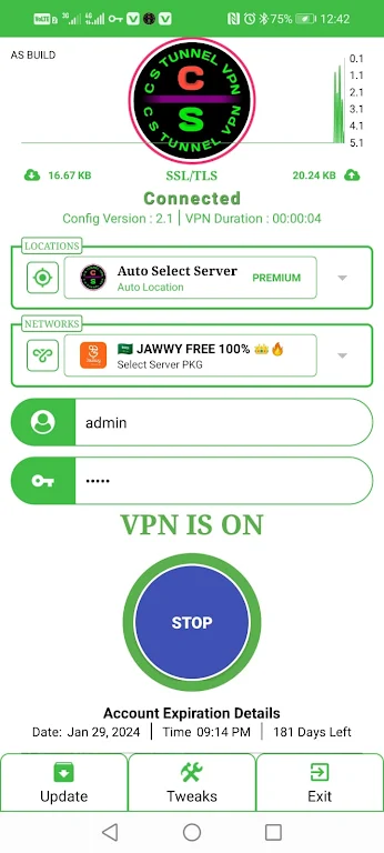 Cs Tunnel Vpn Screenshot2