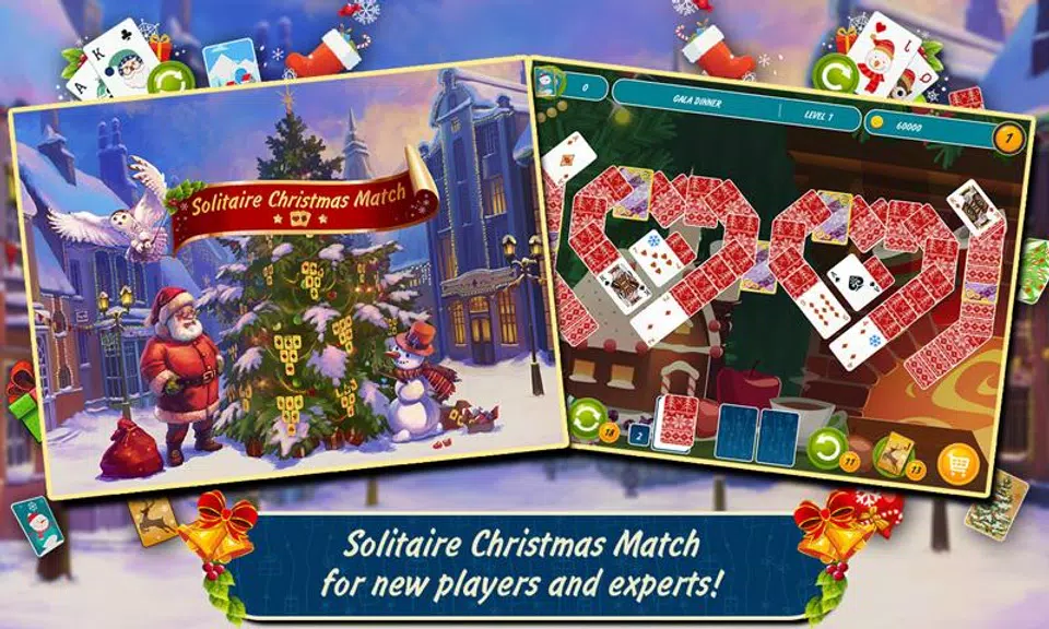 Solitaire Christmas Match Free Screenshot1