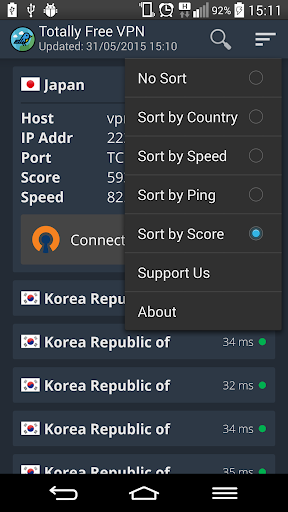 Totally Free VPN Screenshot1