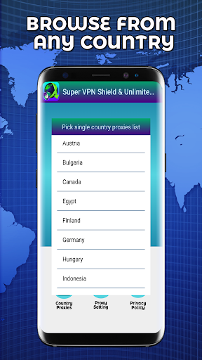 Super VPN Shield & amp Unlimited Free Proxy Screenshot2