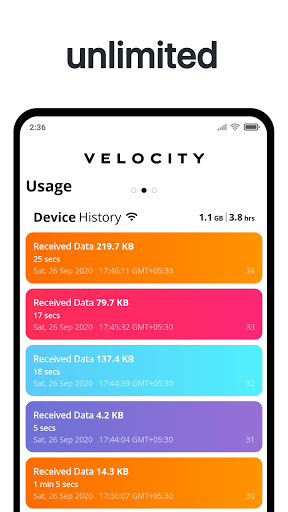 Velocity VPN - Unlimited for Free! Screenshot2