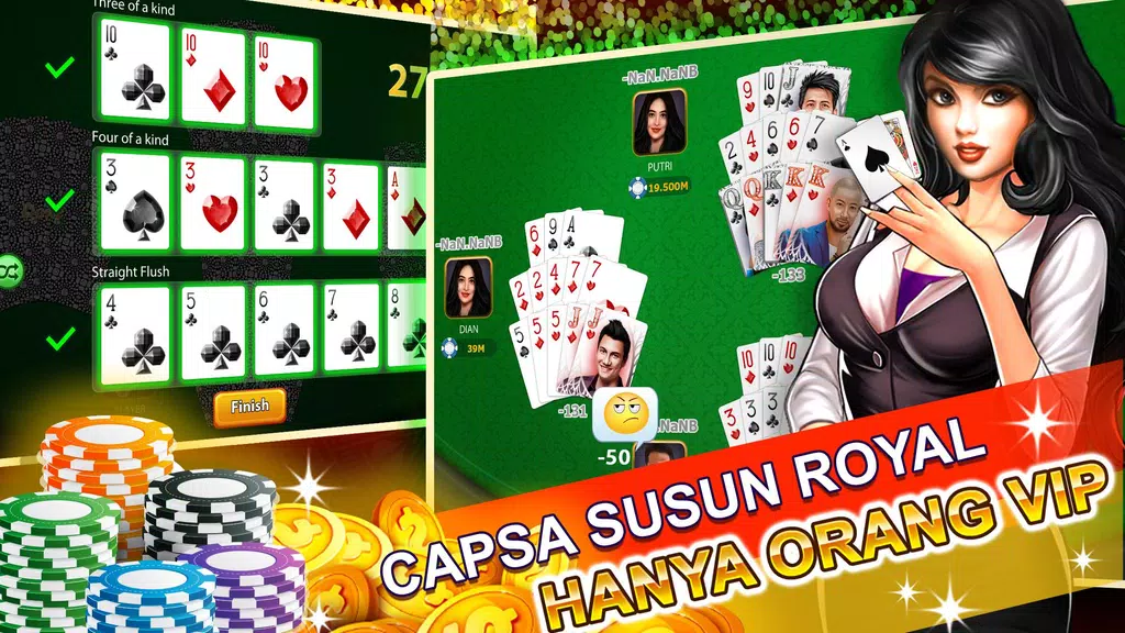 Royal Capsa Susun Screenshot1