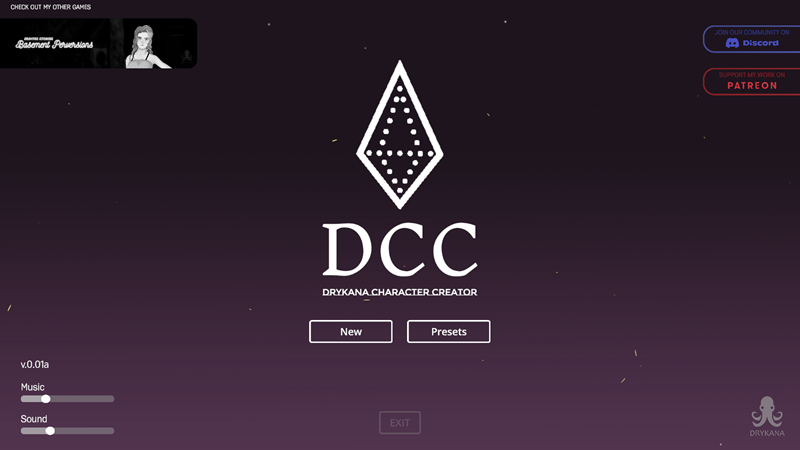 DCC – Drykana Character Creator Screenshot1