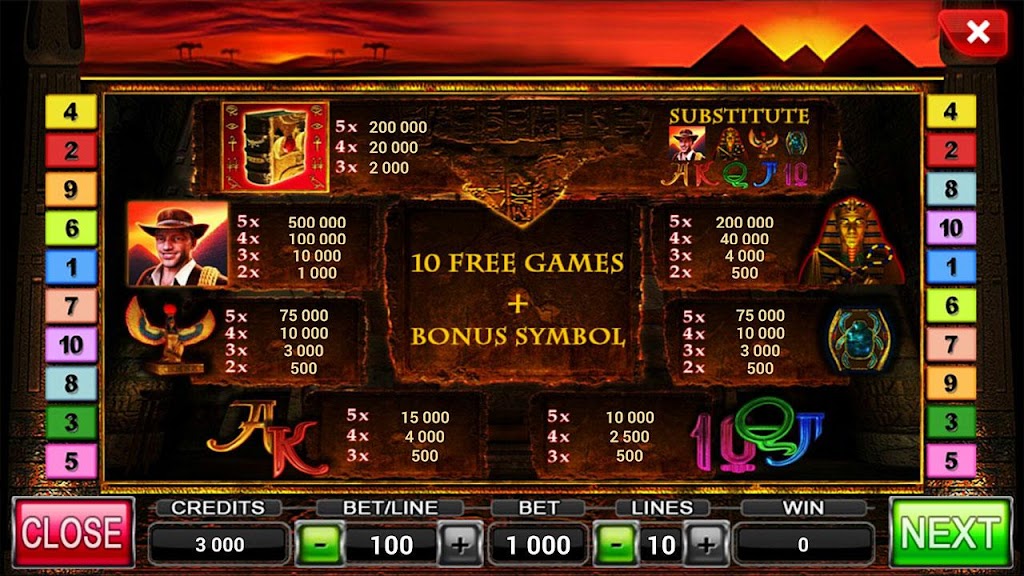 Book Of Ramses Deluxe Slot Screenshot2