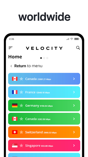 Velocity VPN - Unlimited for Free! Screenshot4