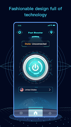 Fast Booster - Safe VPN Screenshot1