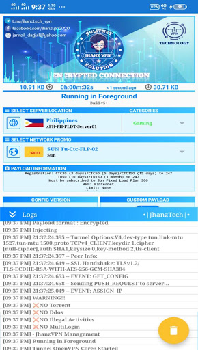 JhanzVPN v5+ Screenshot2