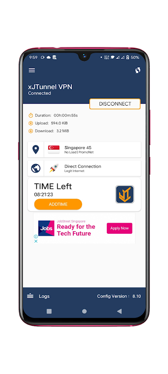 xJTunnel VPN - Fast & Secure Screenshot2