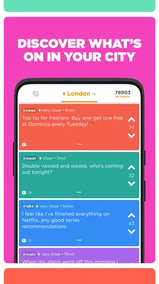 Jodel: Hyperlocal Community Screenshot1