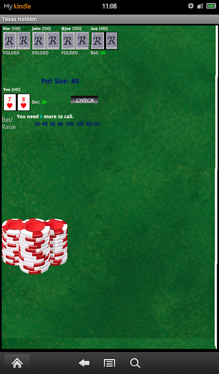 Texas Hold'em Poker - Free Screenshot1