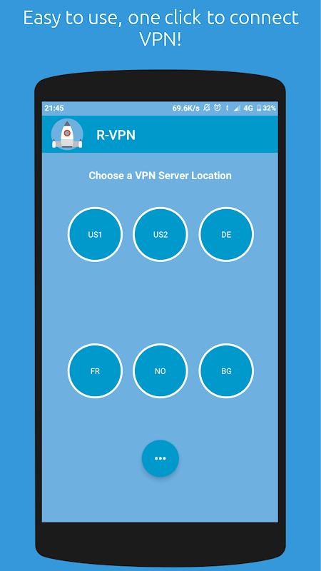 R-VPN – Free VPN For Android Screenshot2