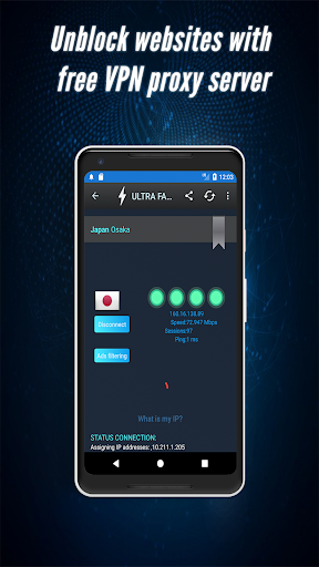 ULTRA FAST VPN - UNLIMITED (NO ROOT) Screenshot3