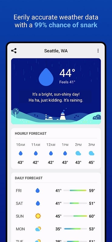 CARROT Weather Screenshot3