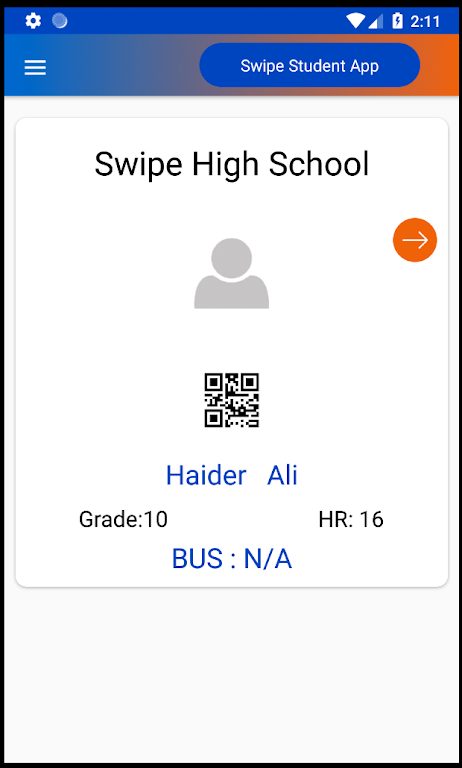 SwipeK12 Student ID Card Screenshot1