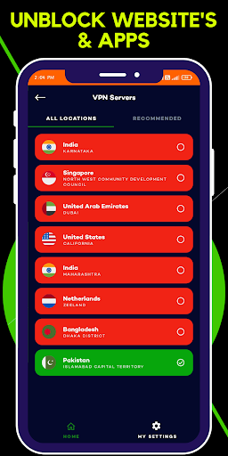 Pakistan VPN: Pak VPN Servers Screenshot2