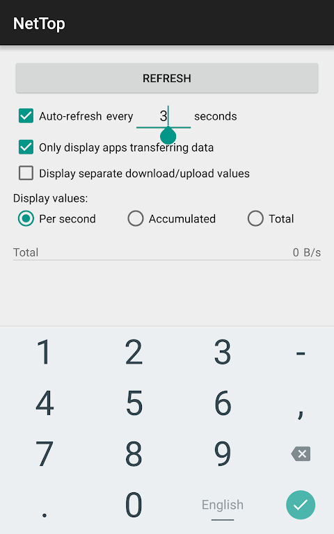 NetTop: RealTime Network Meter Screenshot3