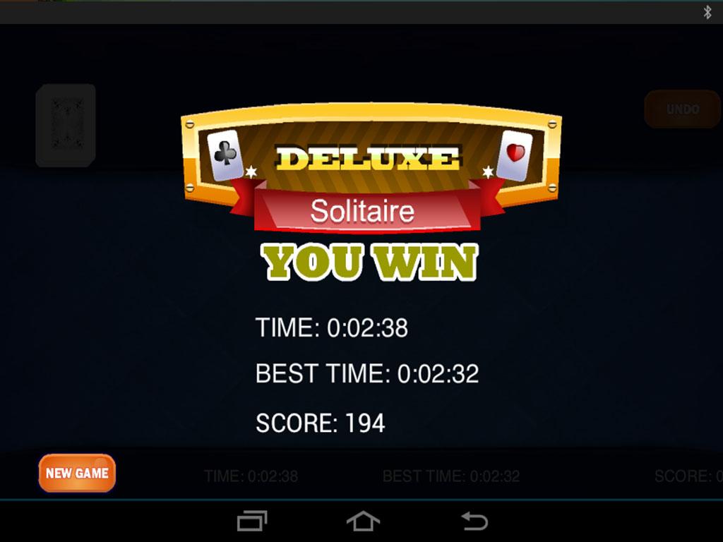 Deluxe Solitaire Screenshot3