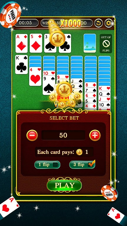 Vegas Solitaire : Lucky Bet Screenshot2