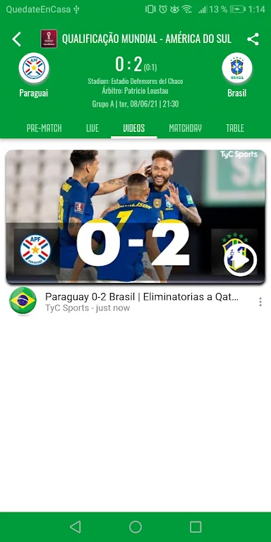 Brazilian soccer team Screenshot4