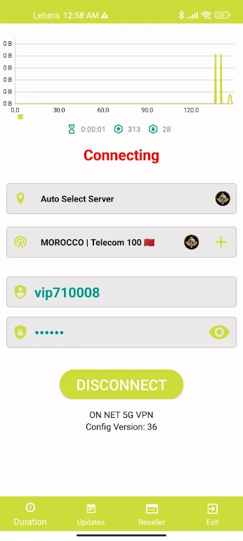 ON NET 5G VIP VPN Screenshot2