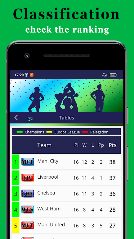 Info Premier League Screenshot4