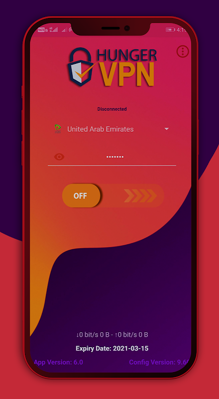 Hunger VPN Free Data Screenshot2