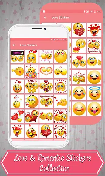 Love Stickers and Free Stickers - WAStickersApps Screenshot1