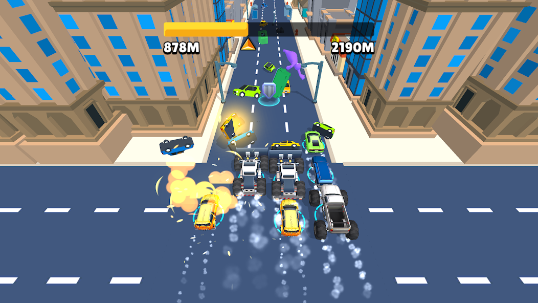 Crash Car 3D: Race & Merge Mod Screenshot2