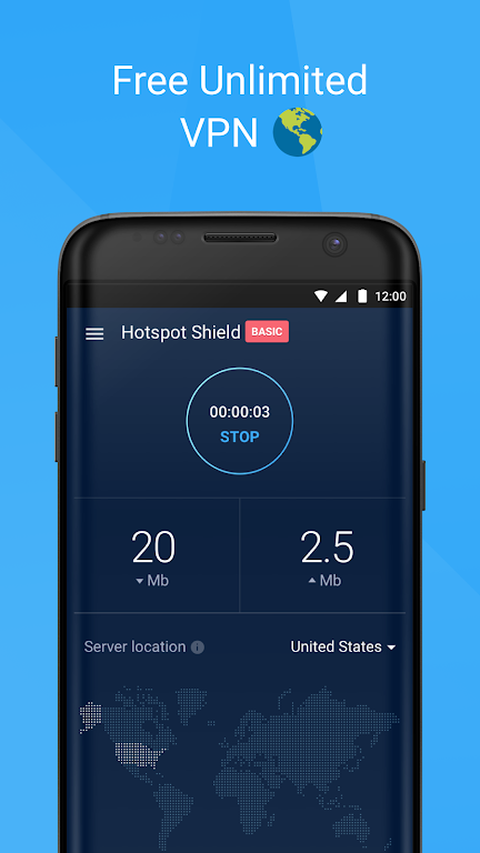 Hotspot Shield Basic - Free VP Screenshot3