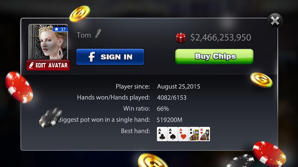 Spark Poker - Live Texas Holdem Casino Screenshot3