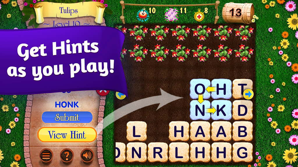 Letter Garden FREE Word Search Screenshot3