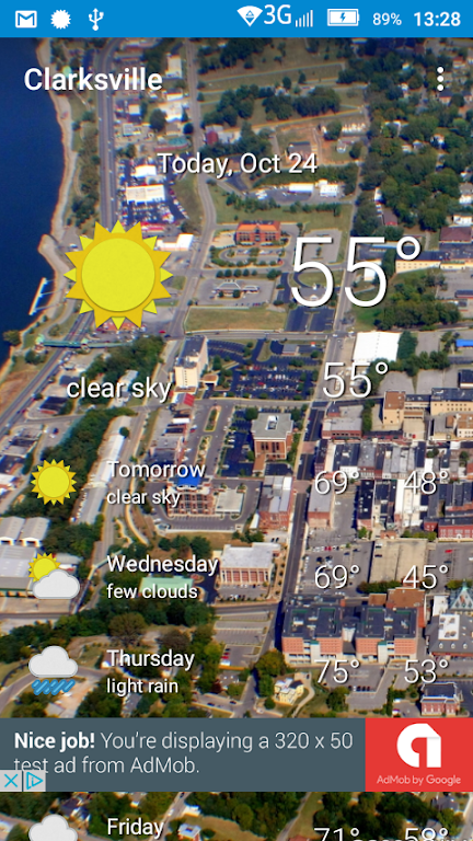 Clarksville, TN - the weather Screenshot1