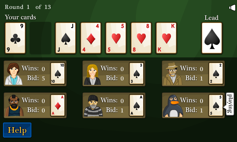 Contract Whist Card Game Screenshot4