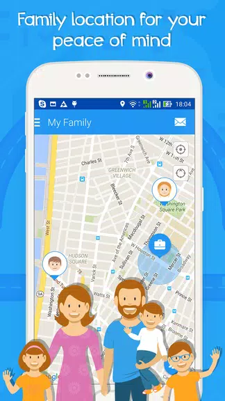 Family GPS tracker My Family Screenshot1