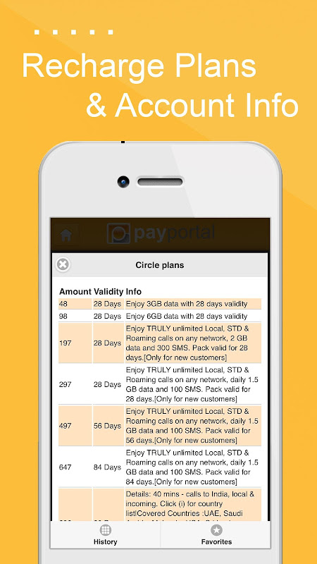 Payportal - Recharge & Billpay Screenshot1