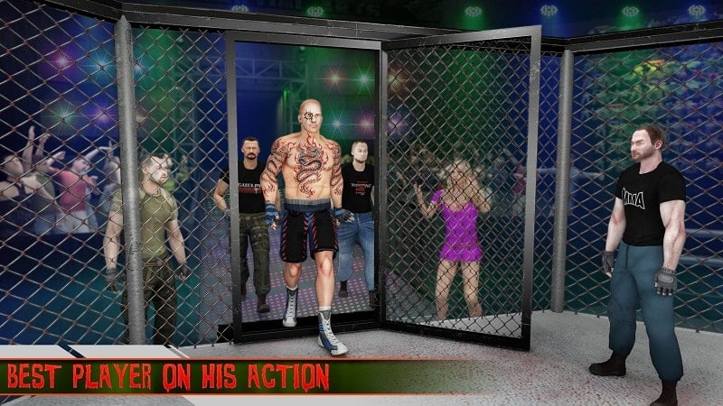 Martial Art Cage Battle King Screenshot1