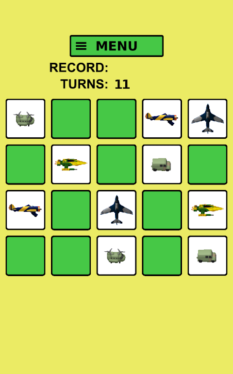 Pairs - Concentration to match up Screenshot3